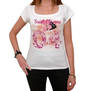 04, Saint-Etienne, Women's Short Sleeve Round Neck T-shirt 00008