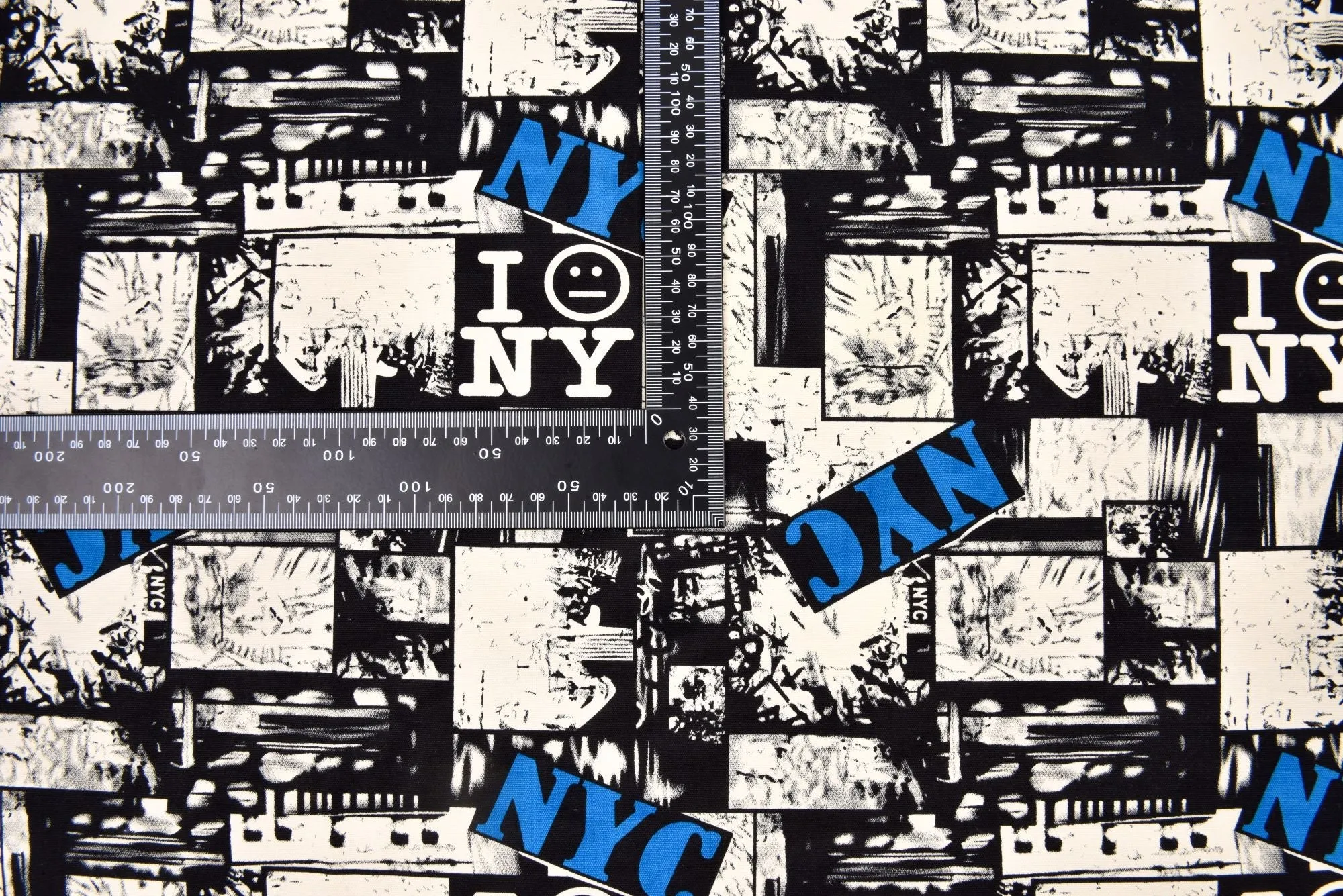 100% Cotton Half Panama Printed Fabric / Canvas printed Fabric /  NYC Shades Digital Print  Fabric