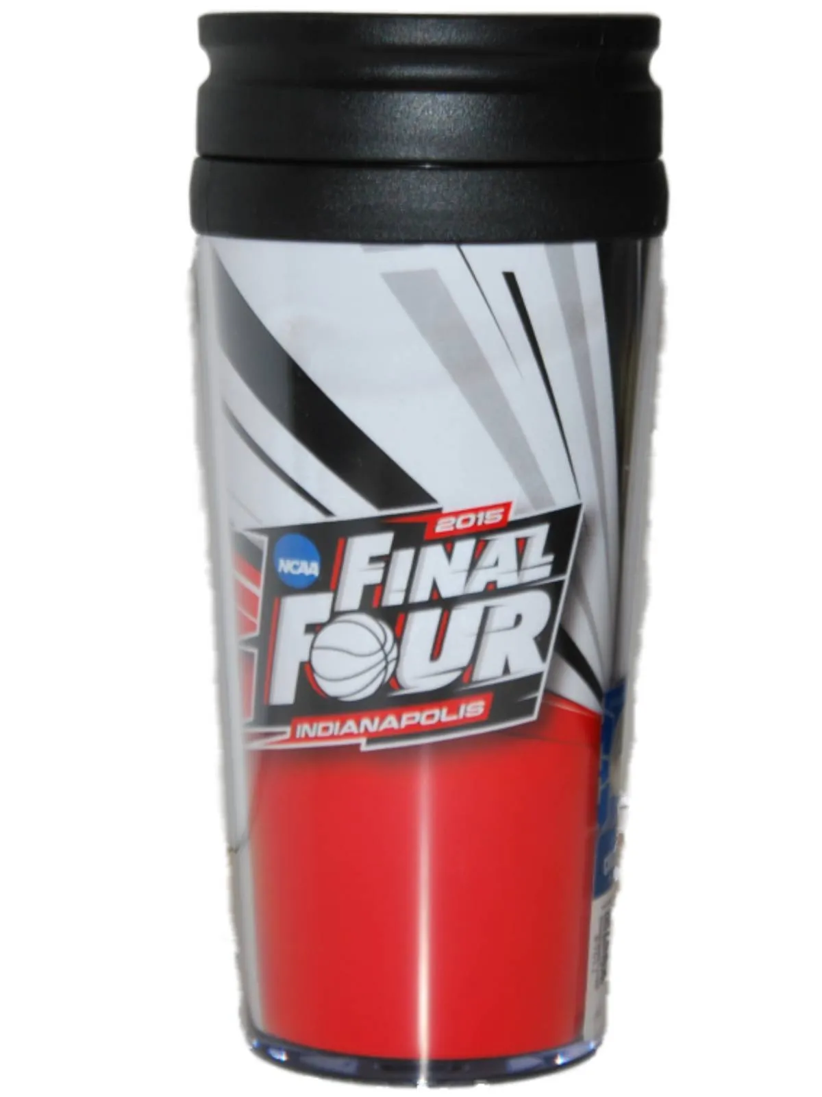 2015 Final Four Indianapolis Boelter Brand Red Black 16 oz. Contour Travel Mug