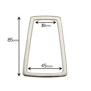 30mm Metal Trapezoid Ring : 150163 (2 colors)