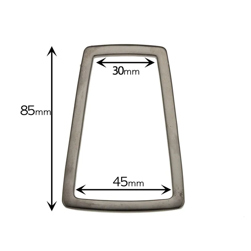 30mm Metal Trapezoid Ring : 150163 (2 colors)