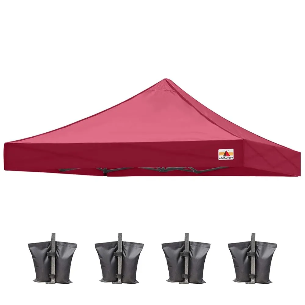 ABCCANOPY Top cover for 8x8 canopy(4 extra weight bags)