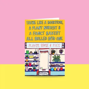 Able And Game Greeting Card - You're Like A Bookstore