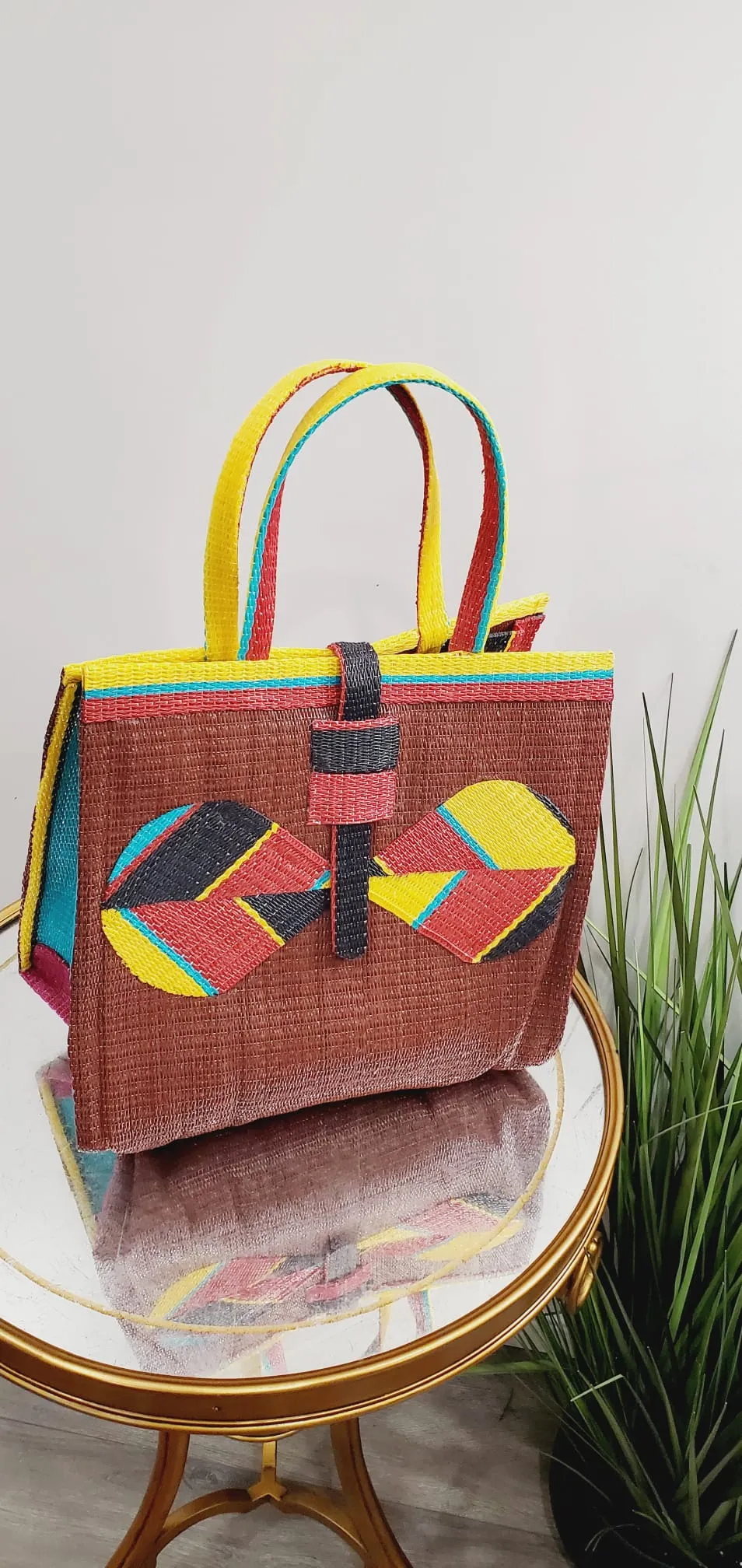 African Plastic Woven Bag