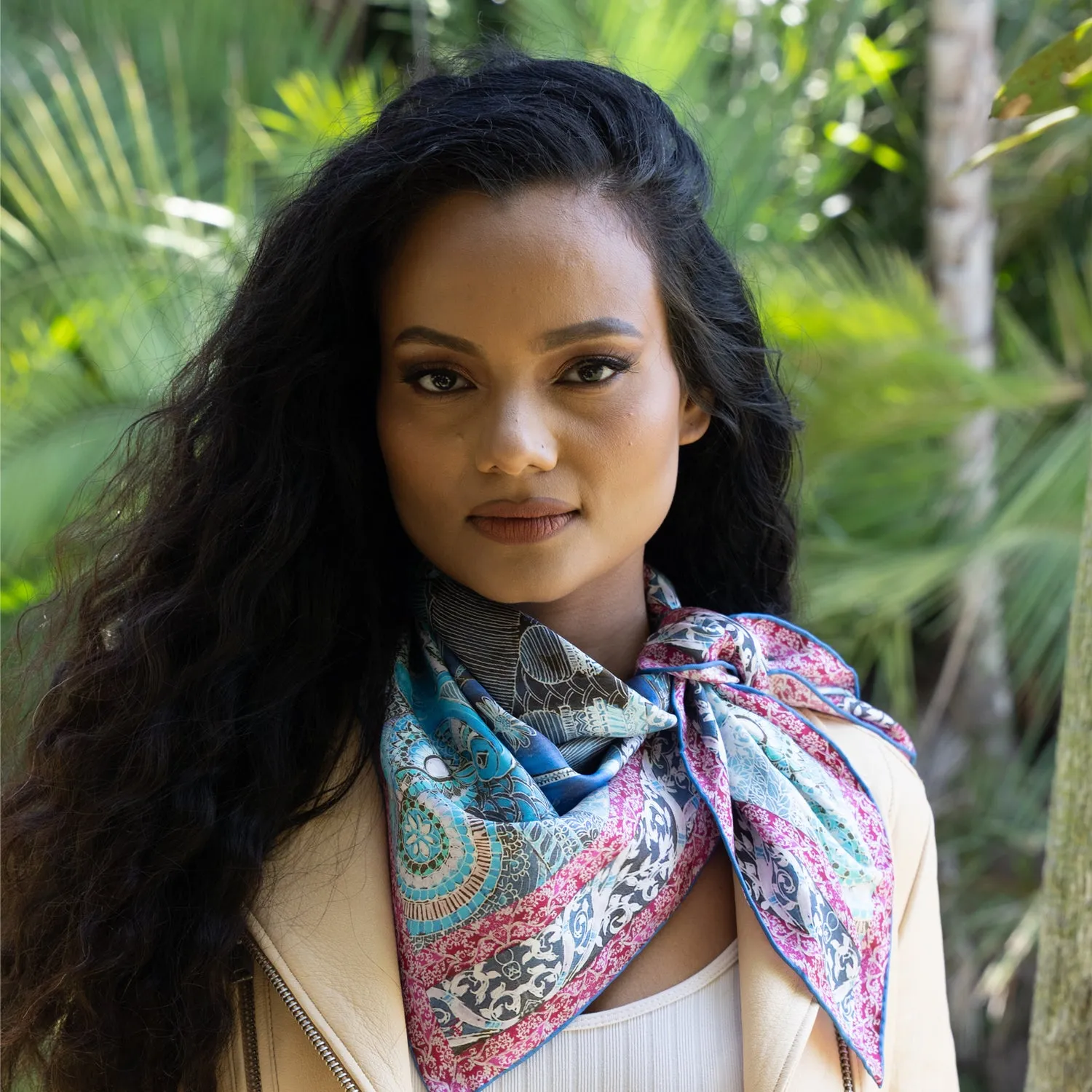 Ajanta India - Square Scarf