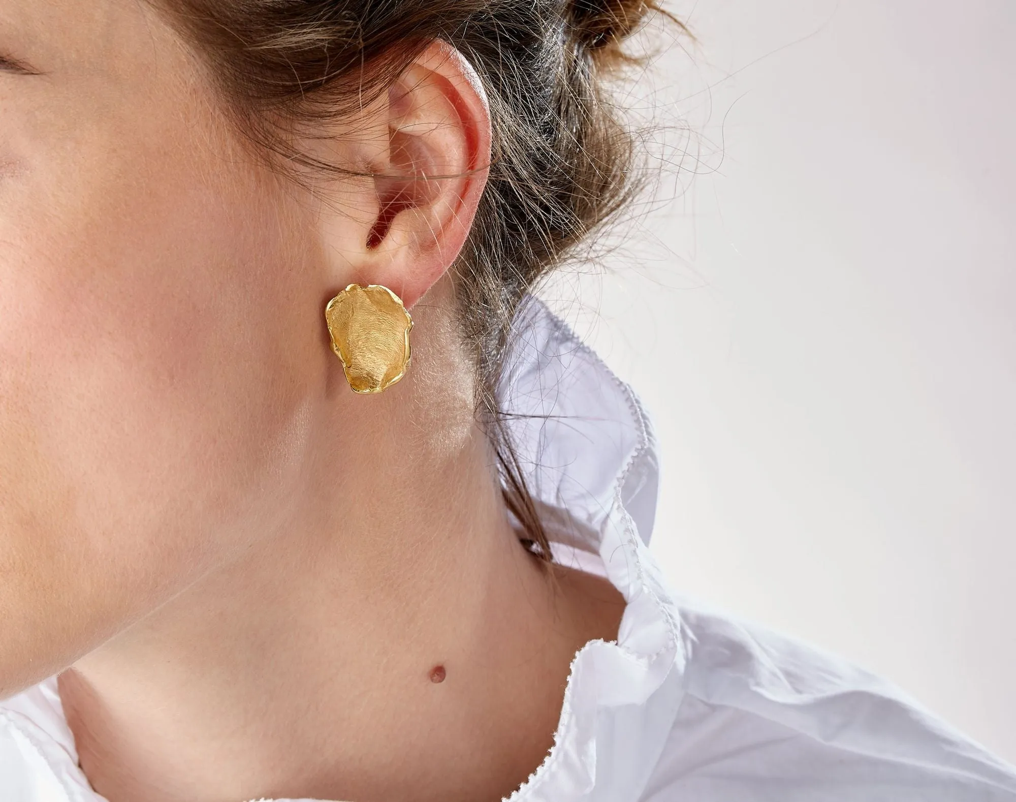 Aphros Gold Plated Earrings