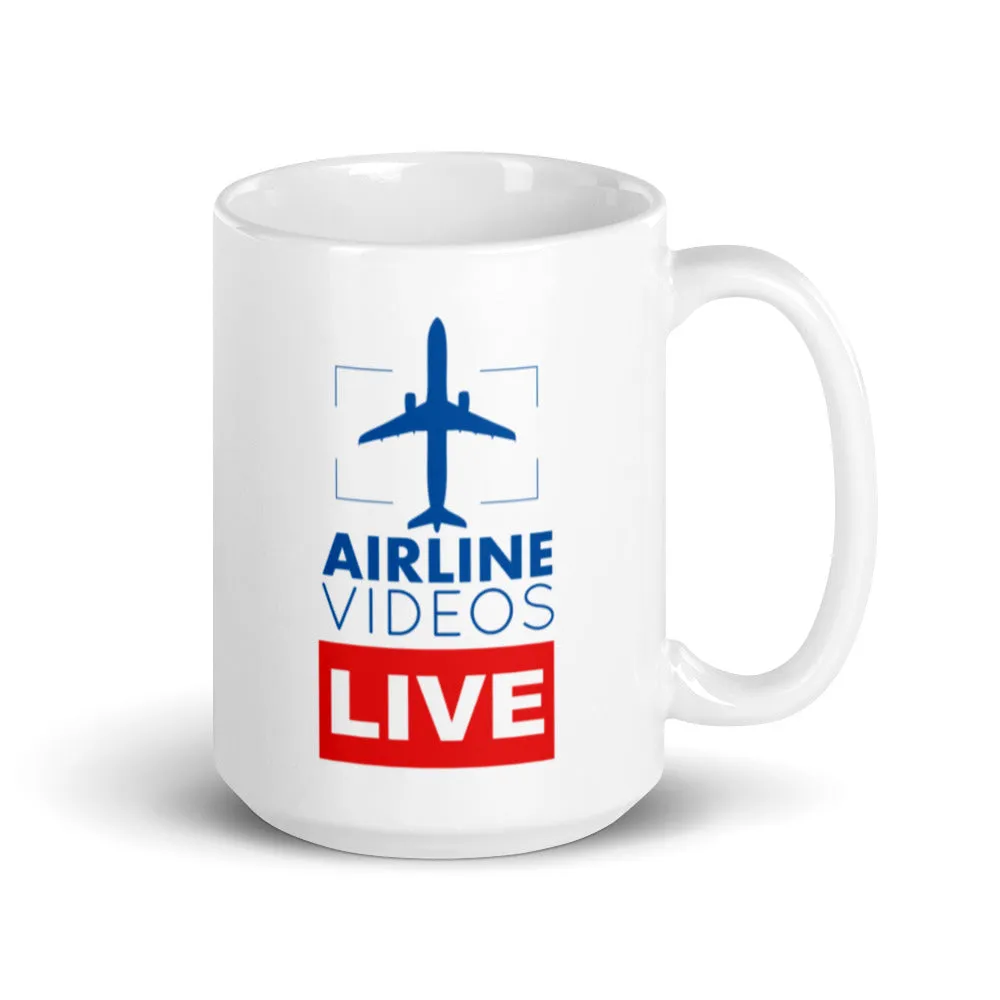 AVL PLANE JOCKEYS White glossy mug