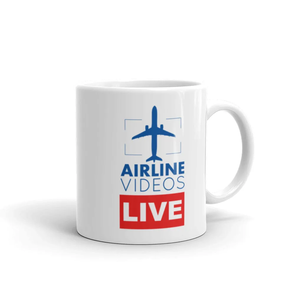 AVL PLANE JOCKEYS White glossy mug