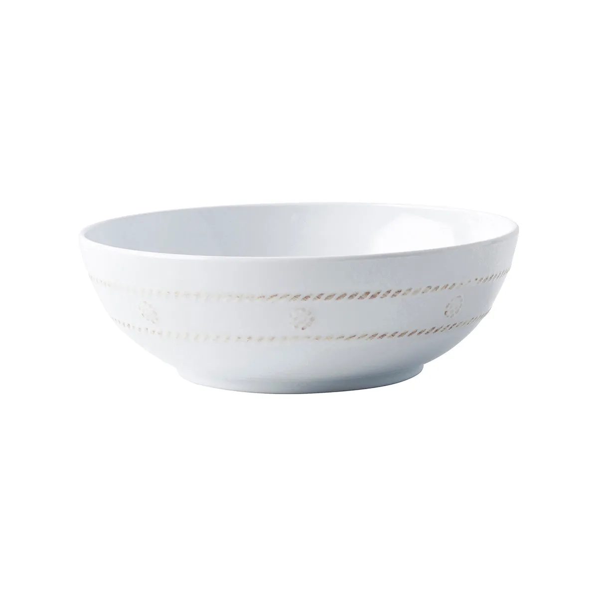 Berry & Thread Melamine Coupe Bowl Set/4 - Whitewash