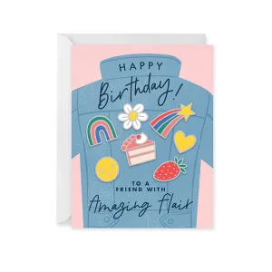 Birthday Flair Card