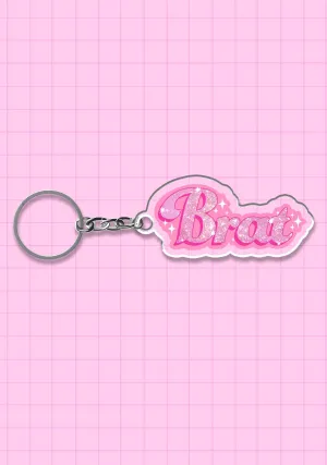 Brat 1Pc Y2K Keychain Cherrykitten