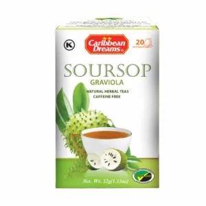 Caribbean Dreams Soursop Tea, 20 Sachets