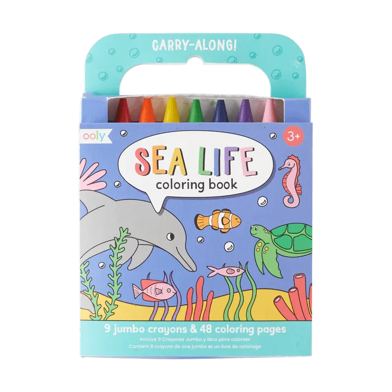 Carry Along Coloring Book (Sea Life)