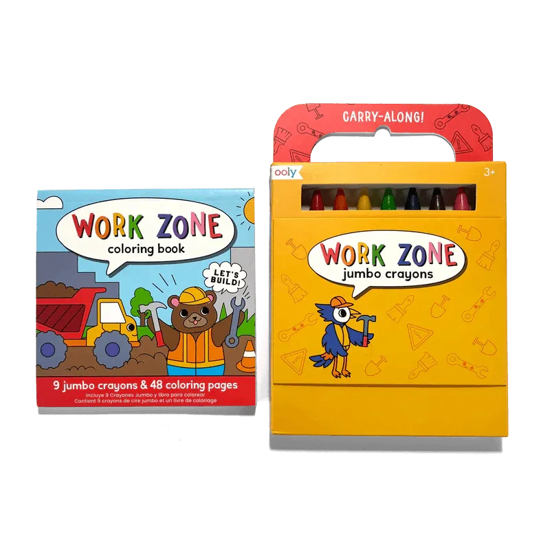 Carry Along Coloring Book (Work Zone)