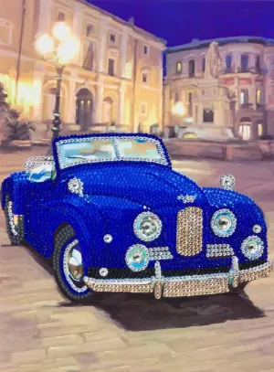 CCKXL-6 "Sports Car" Giant Crystal Art Card Kit