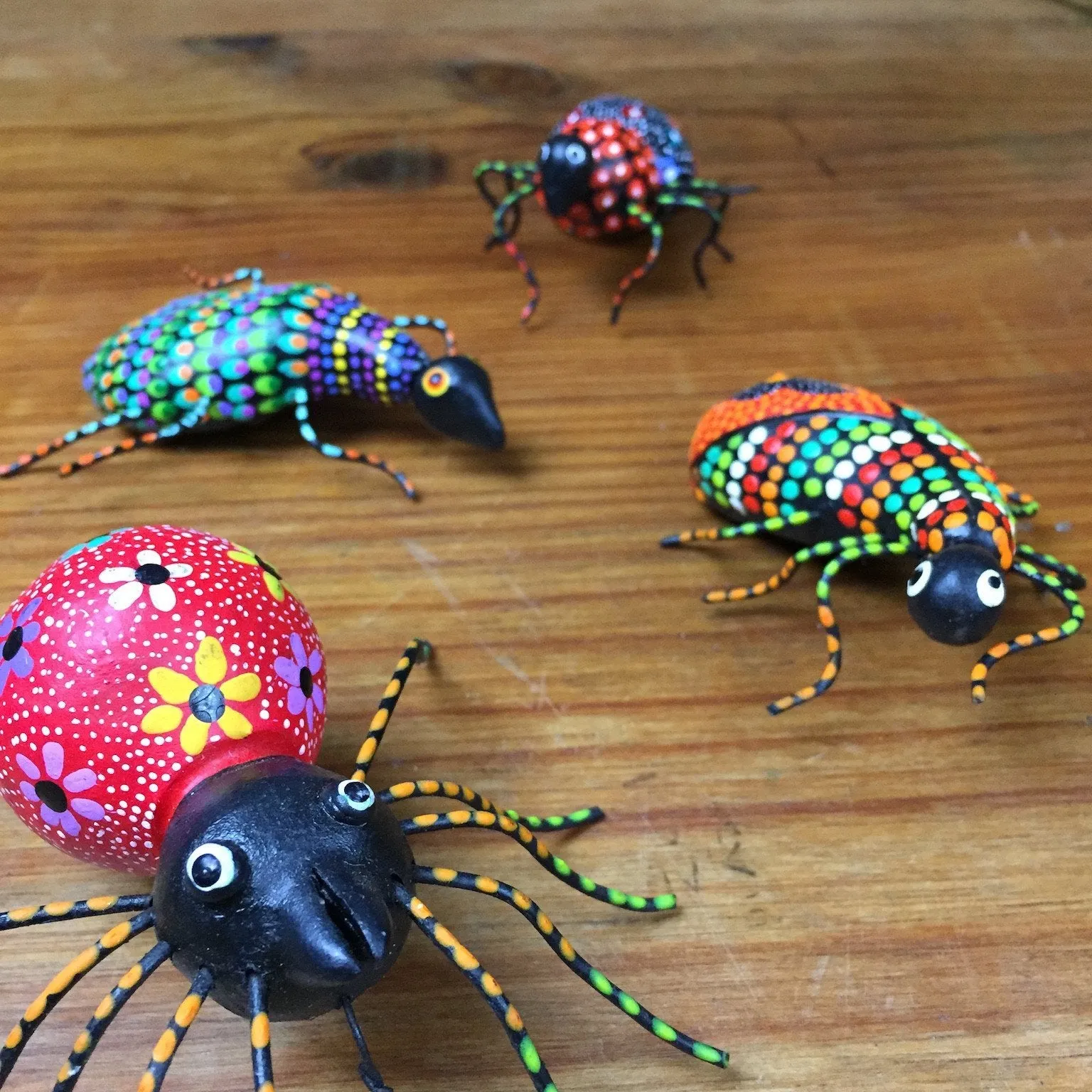 Ceramic and Wire Insects