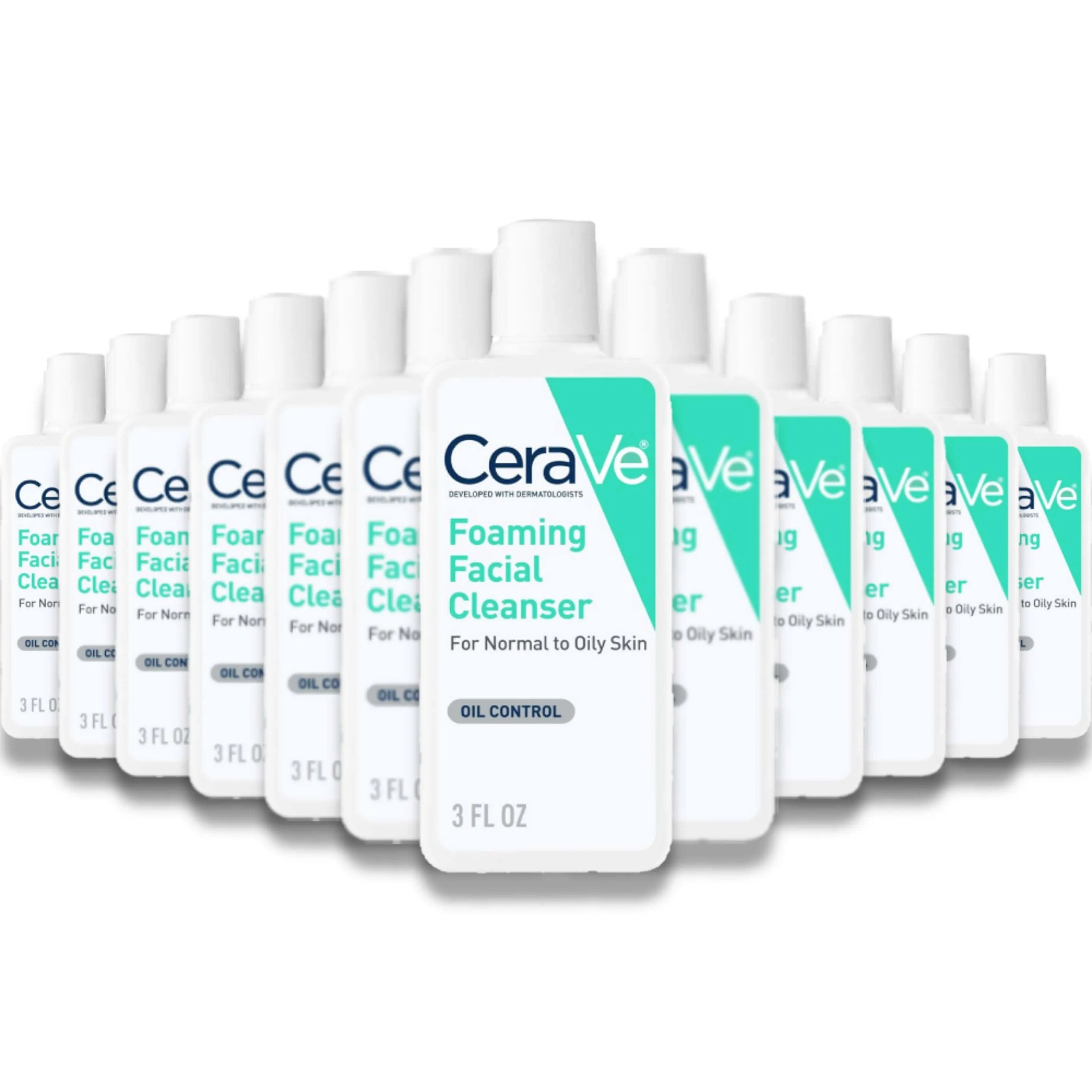 CeraVe - Foaming Face Wash, Facial Cleanser for Normal to Oily Skin - 3 Oz - 24 Pack - Travel Size