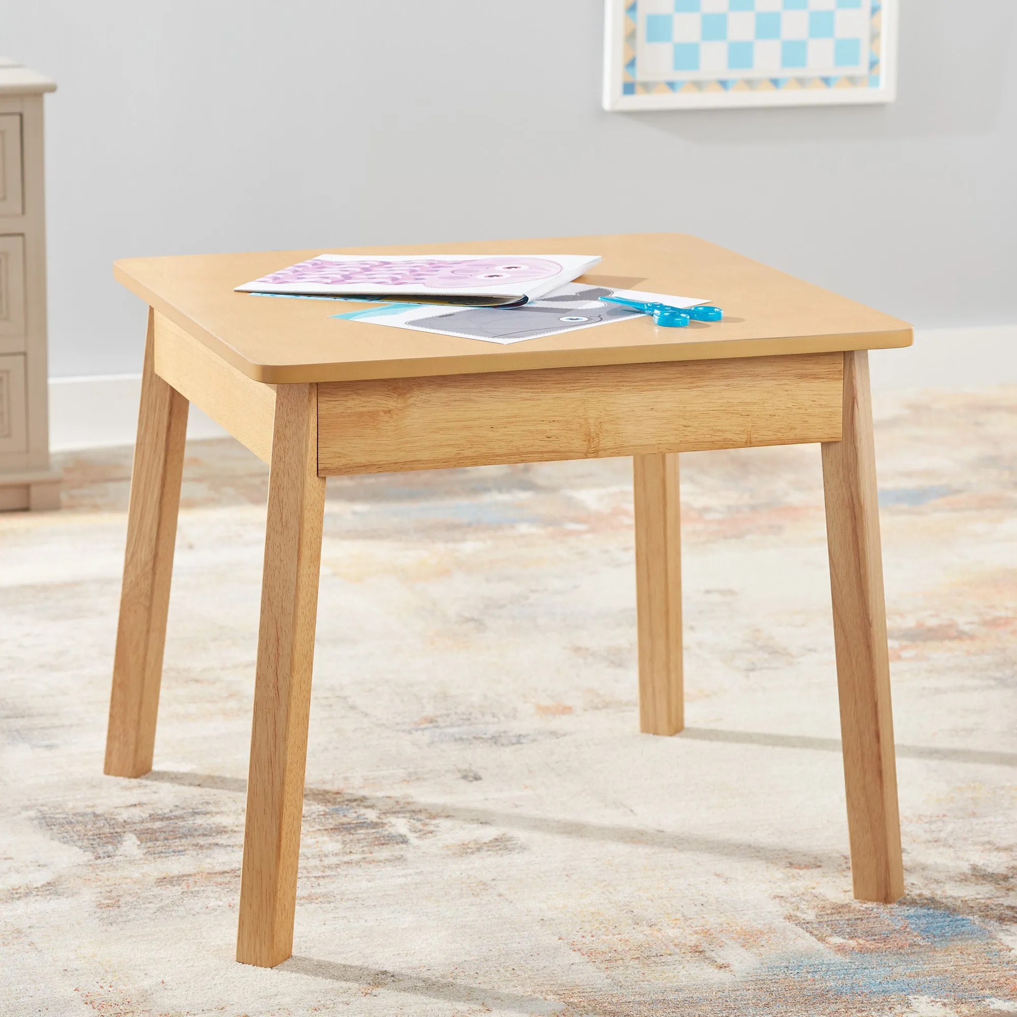 Child’s Wooden Square Table