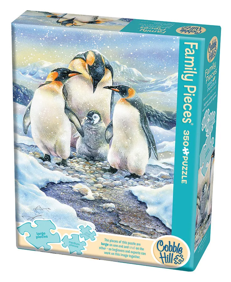 Cobble Hill 350 Piece Family Puzzle - Penguin Family