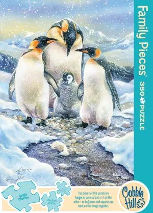 Cobble Hill 350 Piece Family Puzzle - Penguin Family