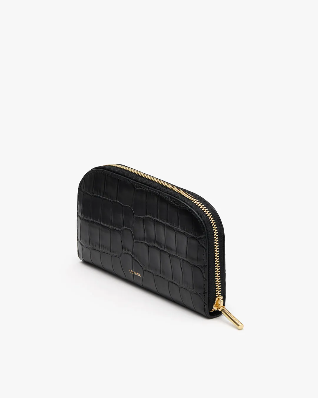 Curved Zip Wallet (Croco)