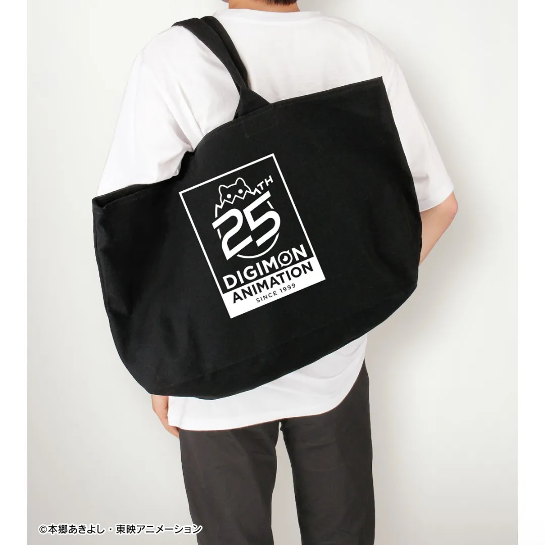 Digimon Adventure 25th Anniversary Limited Edition BIG Zip Tote Bag [PRE-ORDER] - Releases January 25th