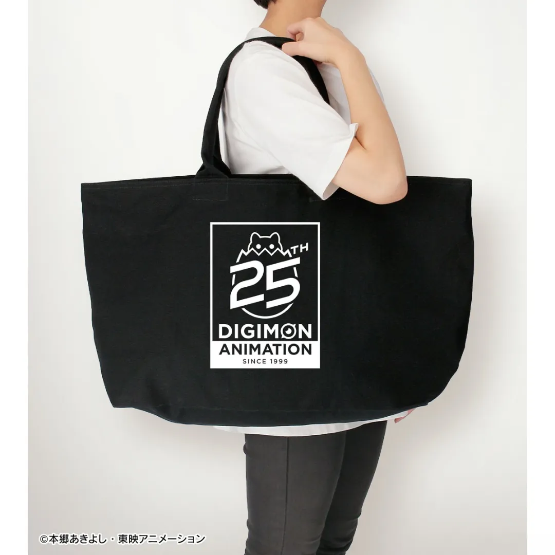 Digimon Adventure 25th Anniversary Limited Edition BIG Zip Tote Bag [PRE-ORDER] - Releases January 25th