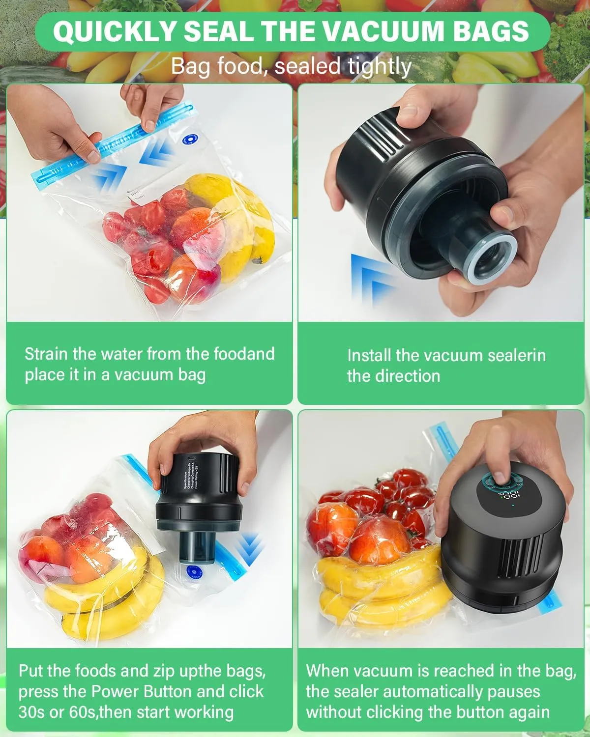 Electric Mason Jar Vacuum Sealer 🛑