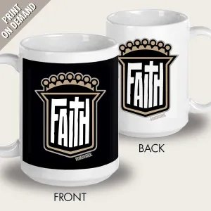 Faith Shield Ceramic Mug