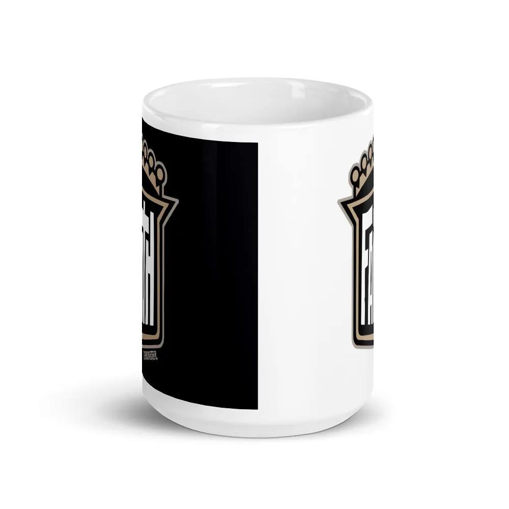 Faith Shield Ceramic Mug