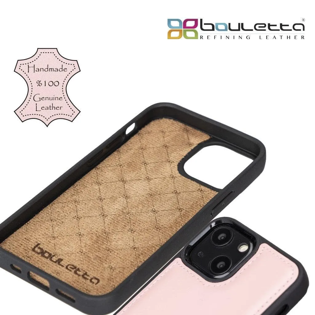 Flexible Leather Back Cover with Card Holder for iPhone 13 Series