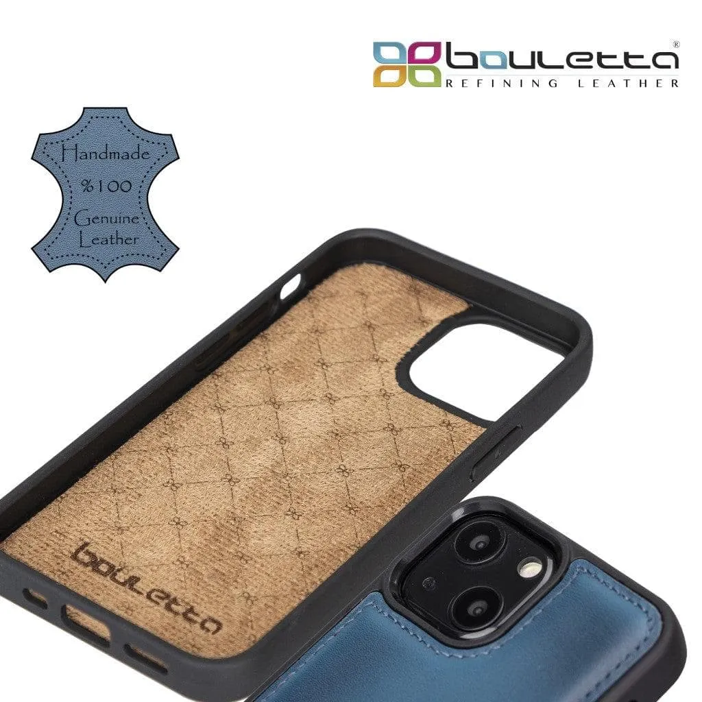 Flexible Leather Back Cover with Card Holder for iPhone 13 Series