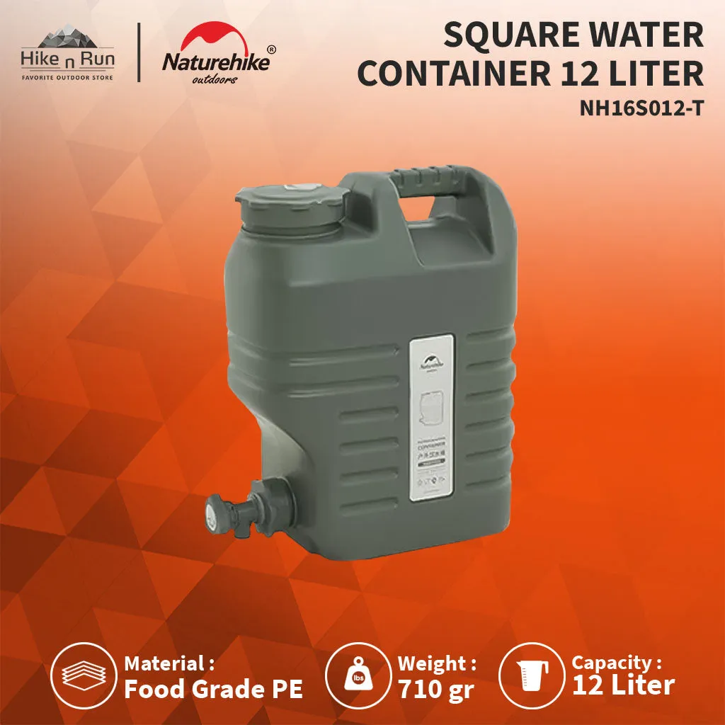 Galon Air Naturehike NH16S012-T PE Square Water Container Bucket