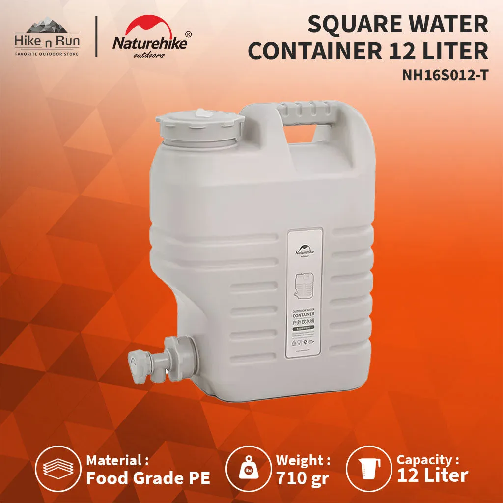 Galon Air Naturehike NH16S012-T PE Square Water Container Bucket