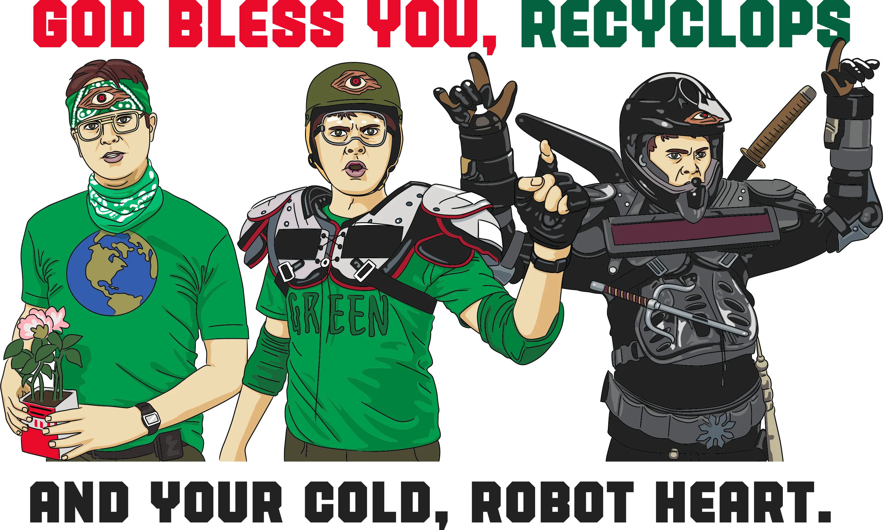 God Bless You Recyclops - Coffee Mug