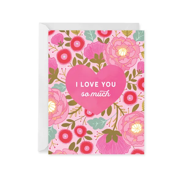 Heart Bouquet Card