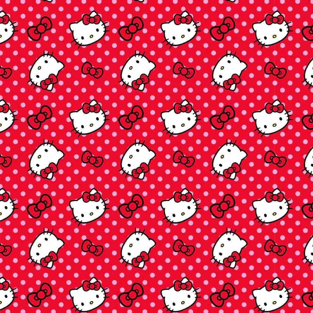 Hello Kitty and Solid Colored Fat Quarter Bundle III Fabric