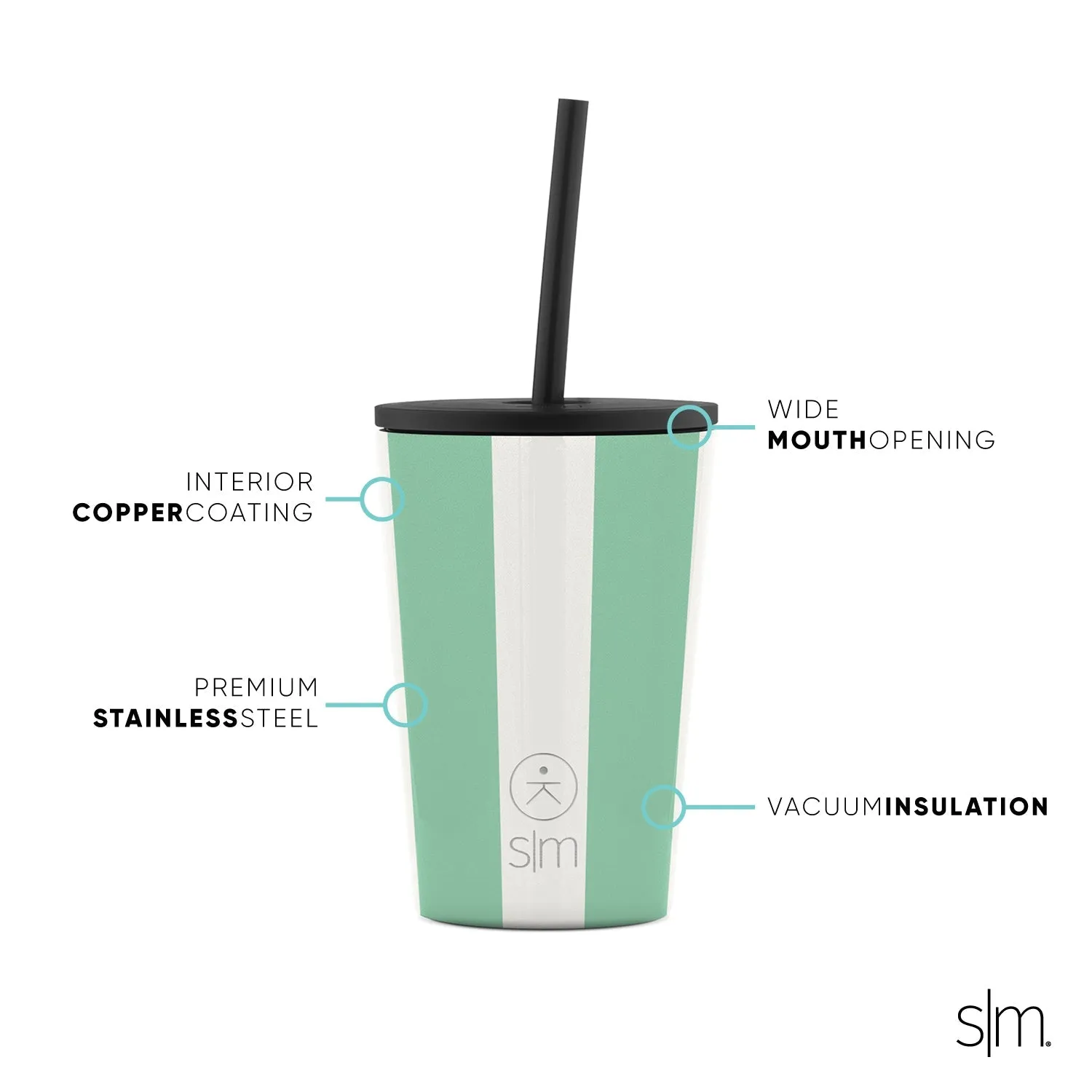 Kids Classic Tumbler with Lid and Silicone Straw