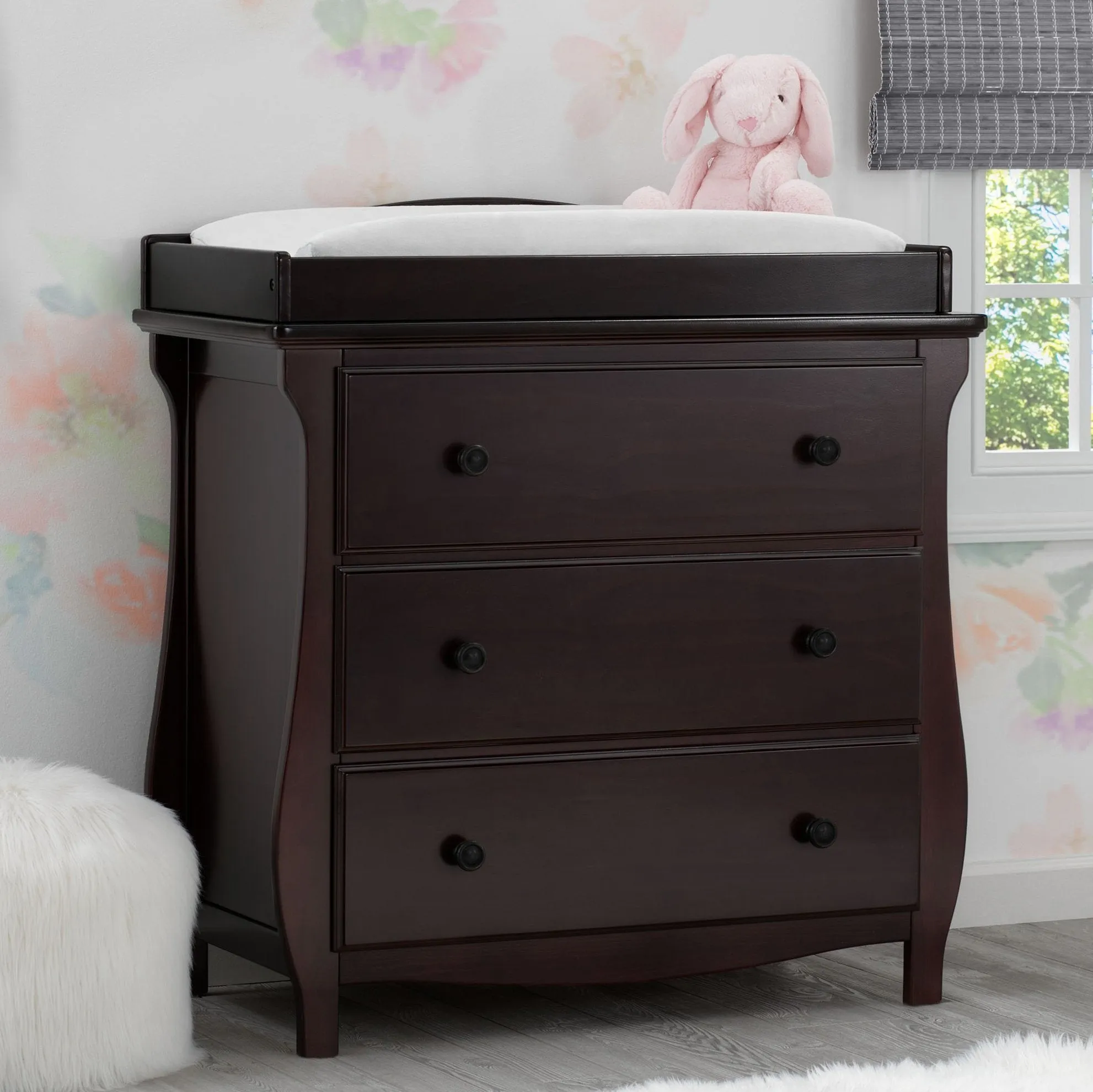 Lancaster 3 Drawer Dresser with Changing Top