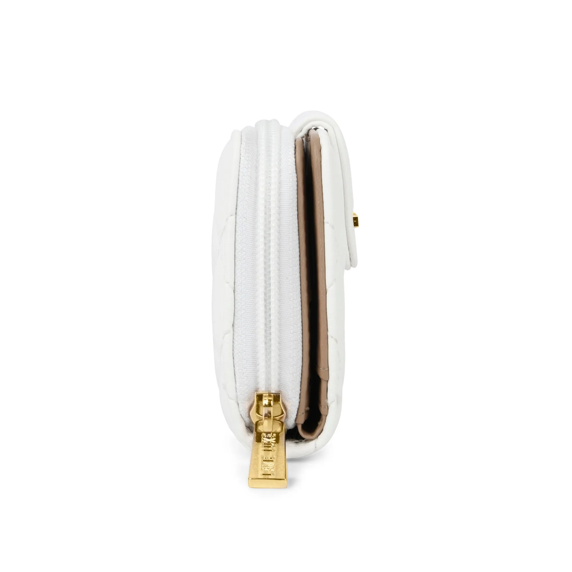 Lavie Luxe White Large Women's Diamond Bifold Wallet