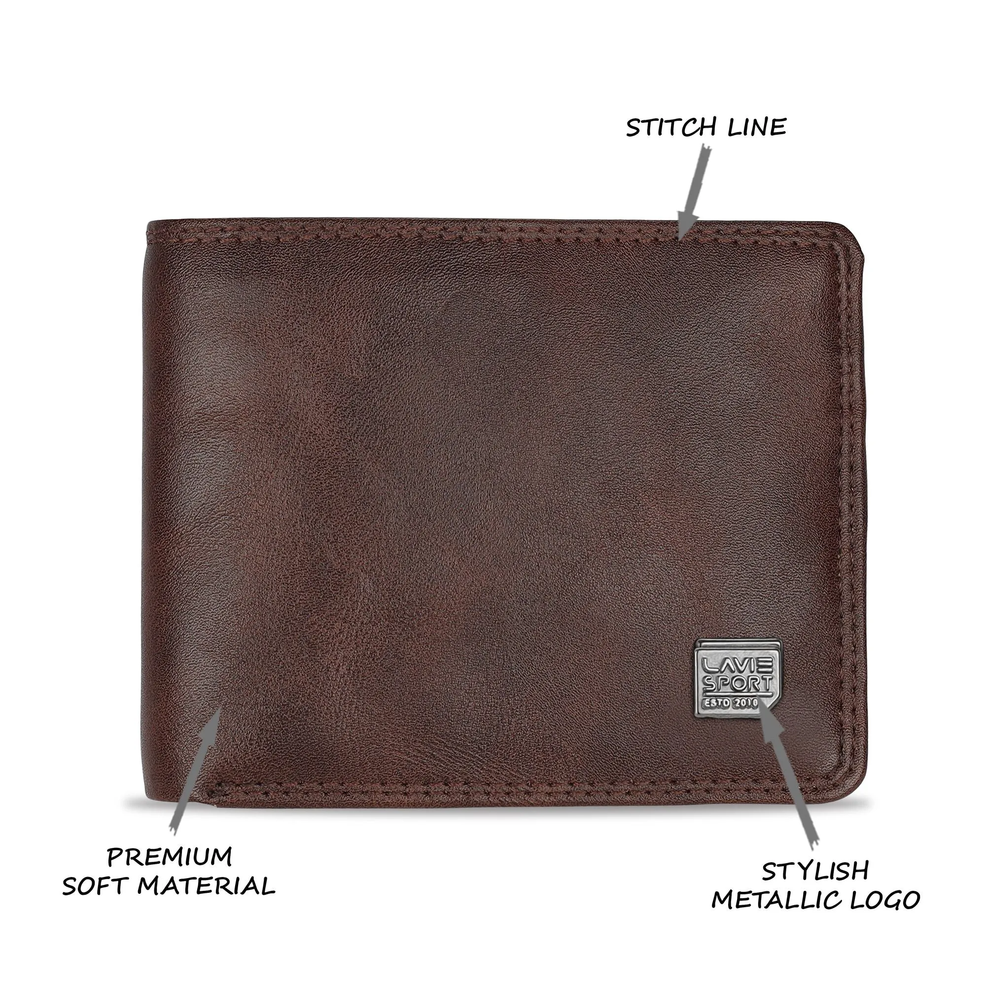 Lavie Sport Banker's Men'S Wallet Brown