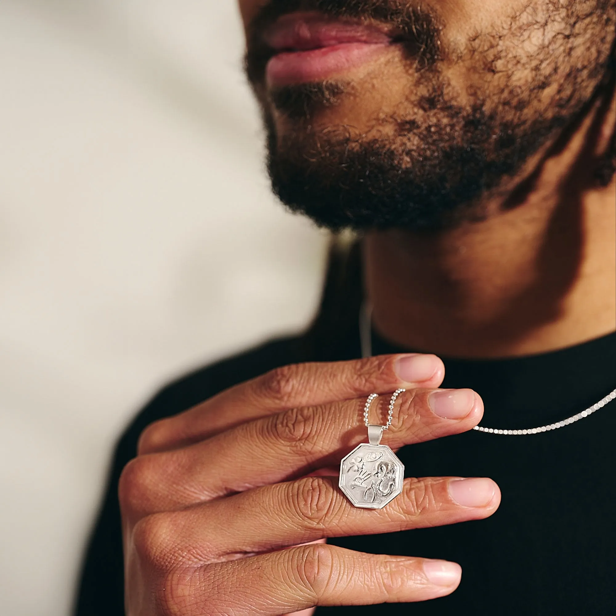 Lucky Life Personalised Silver Necklace