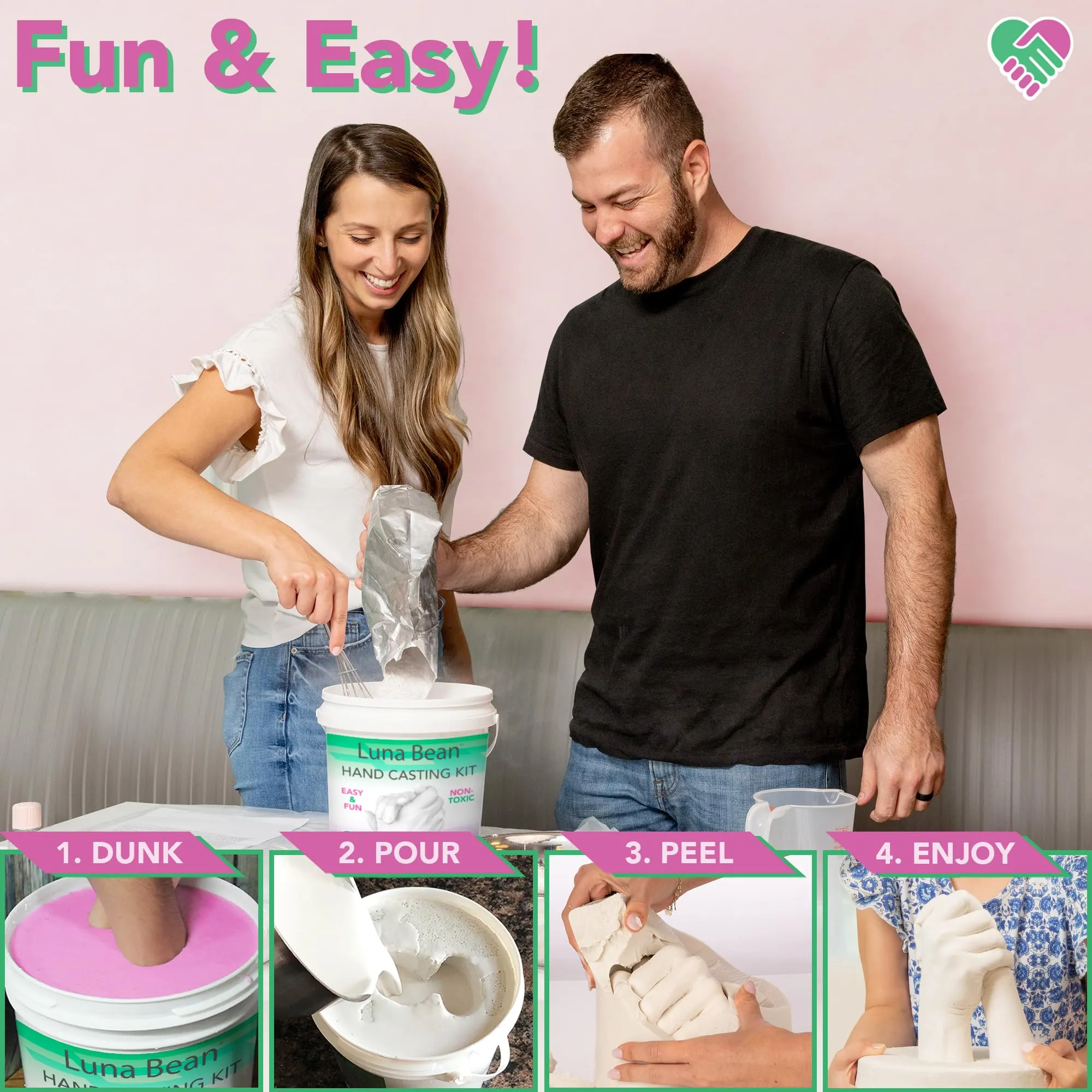 Luna Bean Hand Casting Kit – Fun Date Night or Gift idea