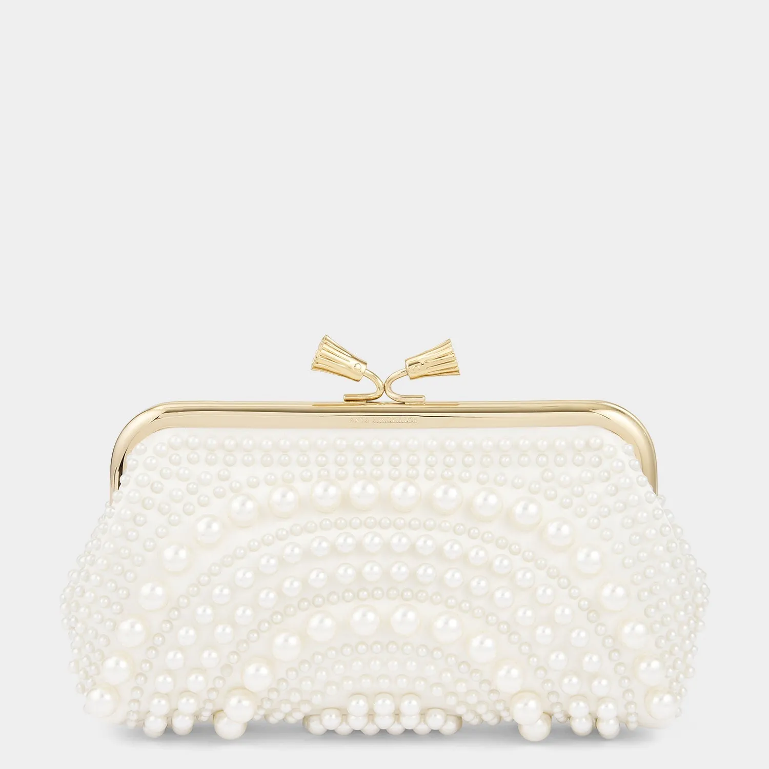 Maud Pearl Tassel Clutch