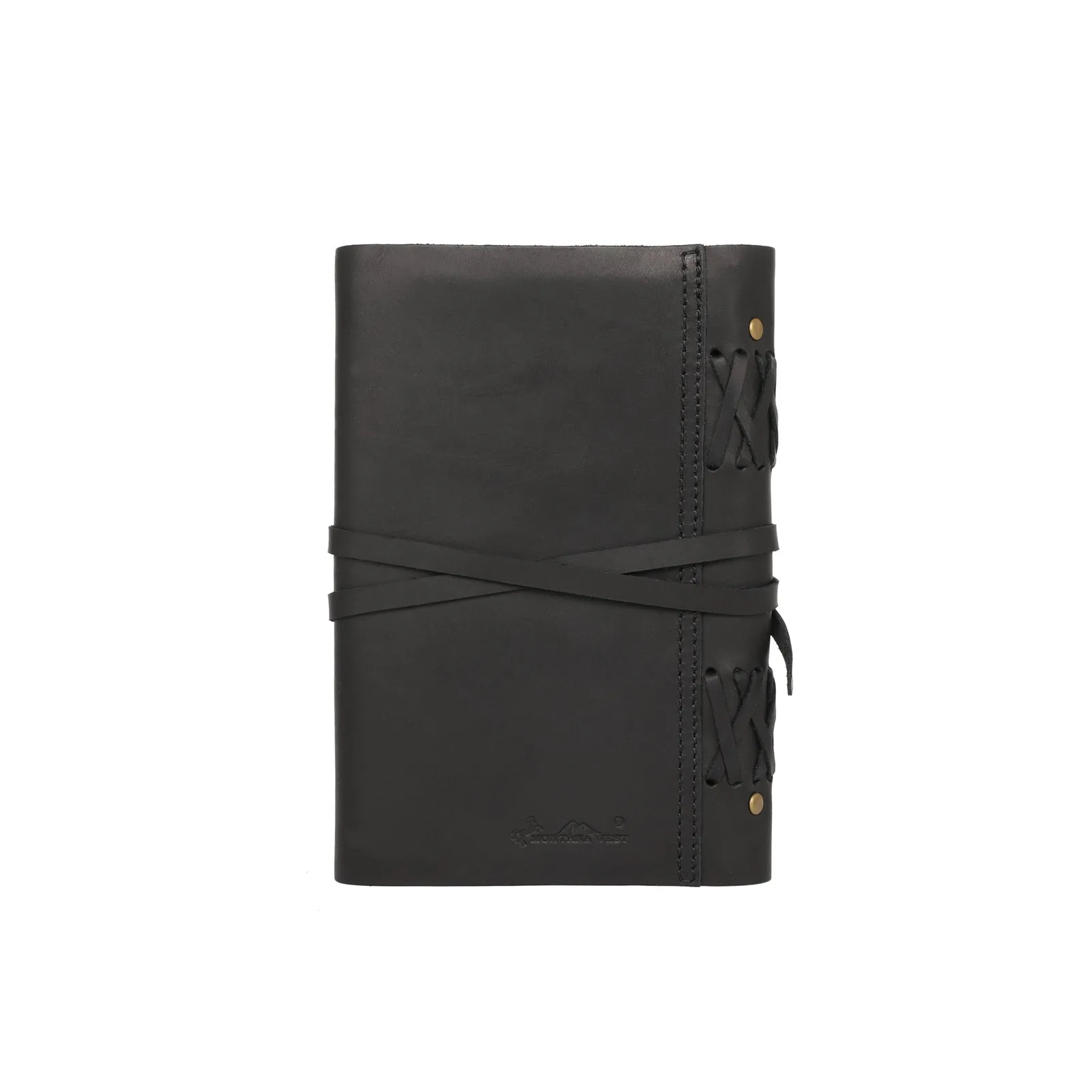 MWL-036 Montana West Western Vintage Genuine Leather Journal Notebook Handheld Size 6.5" x 9.25" (120 Sheets/240 Pages)