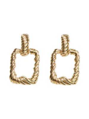 PCBUFFER Earrings - Gold Colour