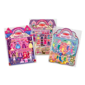 Puffy Sticker Bundle - Dress-Up, Princess and Mermaid