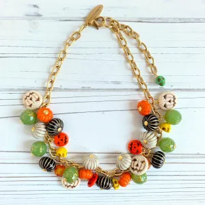 Pumpkin King Halloween Necklace