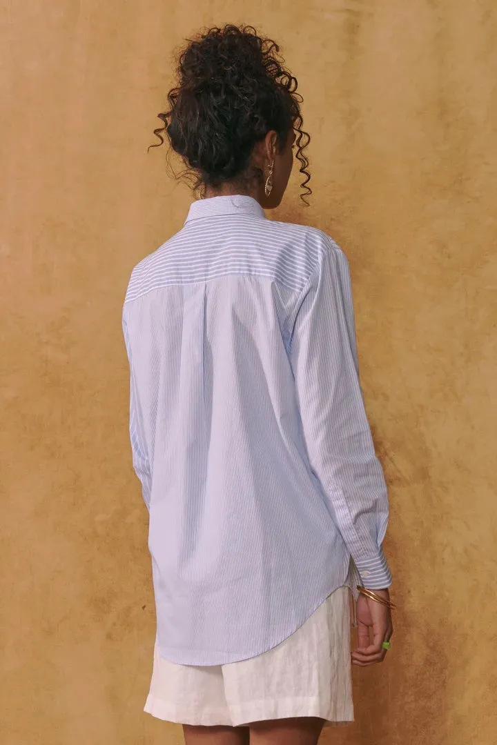 "Amour" Saint-Ger Shirt (Poplin Patch Blue)