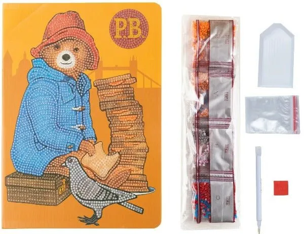 "Having A Picnic" Paddington Bear Crystal Art Notebook